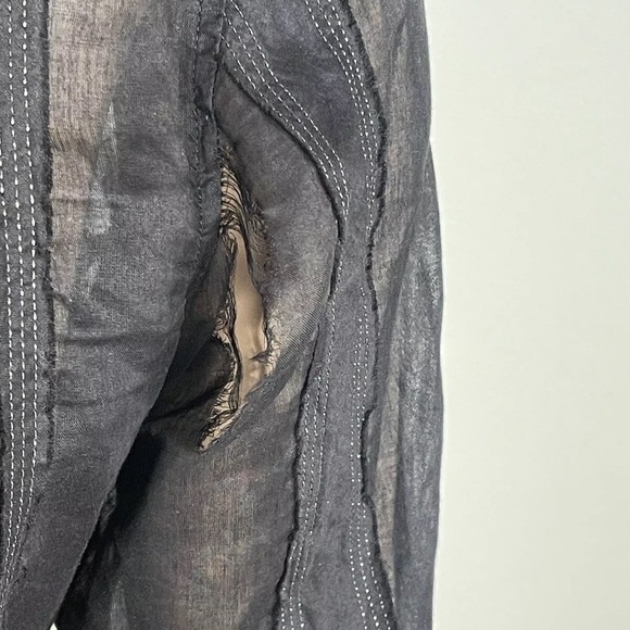 J. Lindeberg Button Up Shirt Black Long Sleeve Men’s Size M - Picture 2 of 7